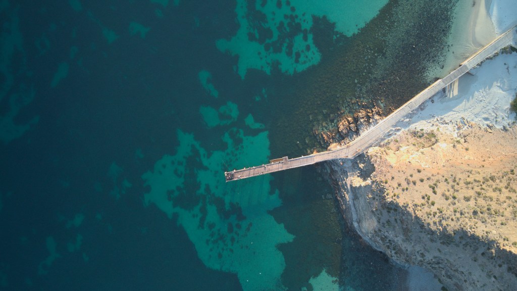 Second Valley Jetty drone shot
